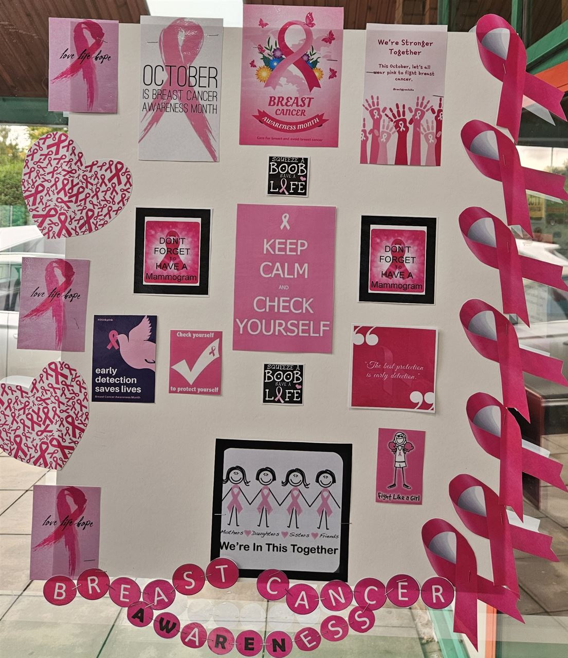 Breast Cancer Awareness Display